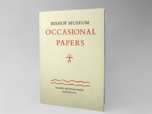 Bishop Museum Occasional Papers Volume 29