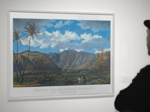 Manoa Valley from Waikiki Poster